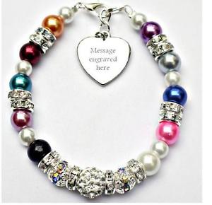 【送料無料】ブレスレット アクセサリ— サポートブレスレットチャリティーpersonalised engraved all any cancer s...