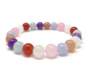 ブレスレット　アクセサリ—　ブレスレットパワービーズfertility, pregnancy amp; childbirth bracelet healing crystal gemstones power beads