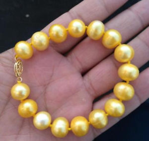 【送料無料】ブレスレット　アクセサリ—　910mm golden south sea pearl bracelet758inch 14k gold clasp910mm golden south sea pearl bracelet 758 inch 14k gold clasp