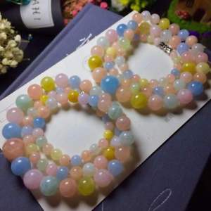 【送料無料】ブレスレット アクセサリ— ファッションサークルラウンドビーズブレスレット512mm fashion natural morganite...