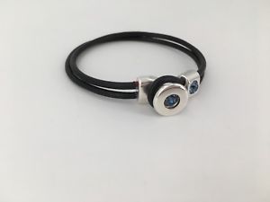 【送料無料】ブレスレット　アクセサリ—　ブレスレットレザースワロフスキークリスタルone of 50 bracelets leather and swarovski crystal for me to you 3