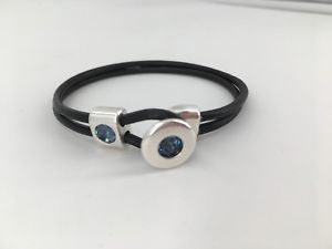 【送料無料】ブレスレット　アクセサリ—　ブレスレットレザースワロフスキークリスタルone of 50 bracelets leather and swarovski crystal for me to you 1