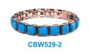 yzuXbg@ANZT?@gRNp[cbw529turquoise gemstone women copper link high power magnetic bracelet cbw529