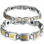 【送料無料】ブレスレット　アクセサリ—　マントラハムステンレススチールカップルブレスレットmantra om mai padme hum stainless steel men women magnetic couple bracelet