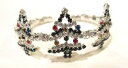 【送料無料】ブレスレット アクセサリ- ラインストーンクリスマスツリーブレスレットfestive rhinestone christmas tree bracelet all stones prong set