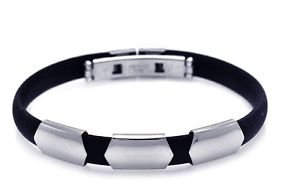 【送料無料】ブレスレット　アクセサリ—　ゴム216cmステンレスssb00044