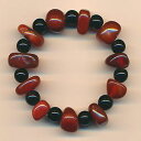 【送料無料】ブレスレット アクセサリ— カネブレスレットジュエリーネパールred carnelian bracelet natural state ...