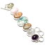 ̵ۥ֥쥹åȡꡡӥԥ󥯥ѡ륢᥸ȥ֥쥹åabalone shell,pink opal,amethyst 48 gm gemstone jewelry bracelet ad337 750