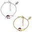 【送料無料】ブレスレット　アクセサリ—　アルジェントスターリングブレスレットローズargent sterling rolo lien bb id bracelet w rose ours en peluche amp; fille