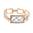 【送料無料】ブレスレット アクセサリ- ブレスレットシック5xbracelet chic et dor en alliagestrass pour les femmes 170x18mm o2c6