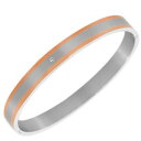 【送料無料】ブレスレット アクセサリ— ステンレスローズシルバーマットmensブレスレットstainless steel rose gold silver crystal matte polished oval mens bracelet(4)