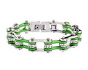 yzuXbg@ANZT?@mujermujer[gaceroinoxidableNX^xfJfibicicleta pulseramujer mujer moto acero inoxidable cristal verde cadena bicicleta p