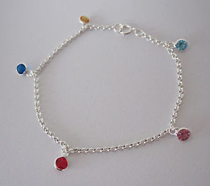 【送料無料】ブレスレット アクセサリ— マルチカラーcz925スターリング925 sterling silver multicolor cz stones charm bracelet 【送料無料】ブレスレット アクセサリ— マルチカラーcz925スターリング925 sterling silver multicolor cz stones charm bracelet