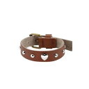 【送料無料】ブレスレット　アクセサリ—　ブレスレットbracelet female brown leather heart