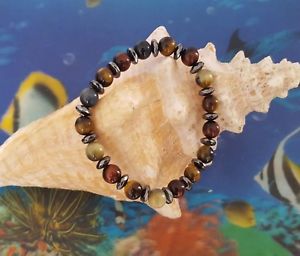 【送料無料】ブレスレット　アクセサリ—　メンズレディースブレスレットタイガーアイブルファルコンヘマタイトmens ladies bracelet handmade tiger eye bull falcon hematite 8 mm