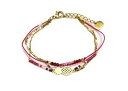 yzuXbg@ANZT?@cbc2518fN`F[sNbc2518fmultirow bracelet link chain pink stones and pearls with c