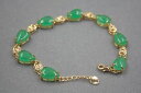 【送料無料】ブレスレット アクセサリ- ファッショングランプリドロップビーズリンクブレスレットfashion gp alloy green chalcedony womens drop beads link bracelet 807l