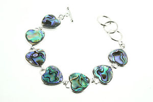 【送料無料】ブレスレット アクセサリ— ファッションジュエリーアワビシェルハートブレスレットfashion jewelry women lady abalone shell heartrectangle bracelet gift