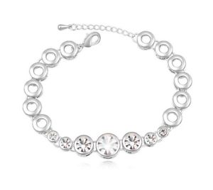 【送料無料】ブレスレット アクセサリ— クリスタルリンクスワロフスキーエレメントボックスブレスレットcrystal link bracelet ma...