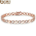 yzuXbg@ANZT?@[Yv[N`F[NuXbgsm fr82147 or rose plaque couleur cur chain link bracelet pour femme tendance