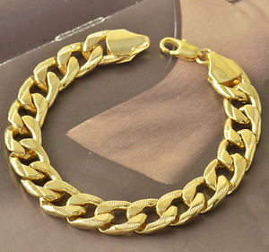 ̵ۥ֥쥹åȡꡡ󥯥ɥߥ͡wrist link bearded 21 cm along with yellow gold 18 kt laminate