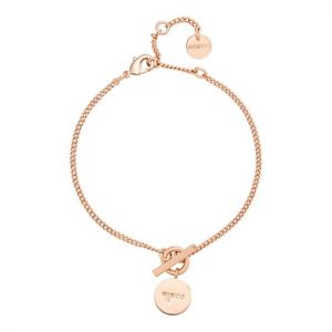 【送料無料】ブレスレット アクセサリ- ブレスレットローズゴールドトーンドルmimco charmer bracelet rose gold tone authentic rrp 4995