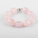 【送料無料】ブレスレット　アクセサリ—　ローズコーツブレスレットストーンブレスレットrose quartz smooth oval tumble bead bracelet tumbled stone, love bracelet