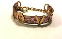 【送料無料】ブレスレット　アクセサリ—　juicy couture love gold pink glitter sequin braceletauthentic juicy couture love gold pink glitter sequin bracelet