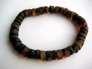 【送料無料】ブレスレット　アクセサリ—　オレンジブレスレットraw baltic amber bracelet for men 3