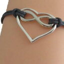 【送料無料】ブレスレット アクセサリ- ハートブレスレットlove infinity heart bracelet