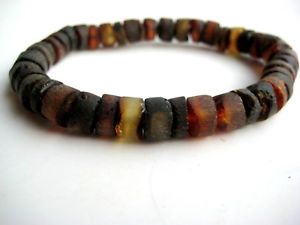 【送料無料】ブレスレット　アクセサリ—　オレンジブレスレットraw baltic amber bracelet for men 1