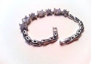 【送料無料】ブレスレット アクセサリ— ホワイトゴールドkブレスレットwomens little zircons bracelet with whi...