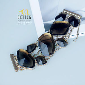 【送料無料】ブレスレット アクセサリ— ブラウンブレスレットオリジナルモダンウェディングパーティwomen brown large bracelet...