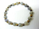 【送料無料】ブレスレット アクセサリ- ブレスレットタイガーアイprotection bracelet tiger eye, labradorite 74 mm