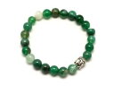 yzuXbg@ANZT?@uXbgZ~buddha bracelet and semi precious stoneagate green 8mm