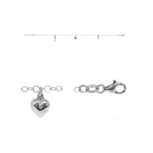 【送料無料】ブレスレット　アクセサリ—　チェーンシルバーハートキーankle chain 925 silver heart key charms