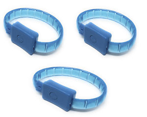 【送料無料】ブレスレット　アクセサリ—　サードパーティブレスレットダンス3 blue led adjustable light up glowing flashing led party bracelet rave dance