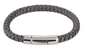 【送料無料】ブレスレット アクセサリ— ナイルグレーステンレススチールalraune, leatherab, 19 cm, nile grey, stainless steel verse
