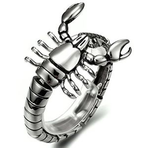 【送料無料】ブレスレット　アクセサリ—　マスターハンドメイドステンレススコーピオンmasterhandmade stainless scorpion bracelet