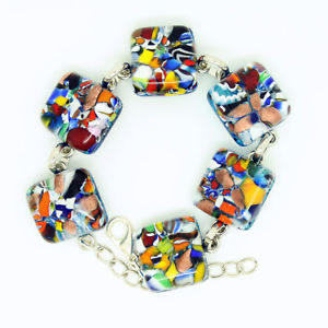 yzuXbg@ANZT?@}`J[FjXmKXuXbgbeautiful multi coloured murano glass bracelet from venice