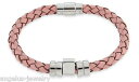 【送料無料】ブレスレット アクセサリ— ブレスレットスパイクピンクステンレススチールalraune, leather bracelet spike, pink, 19 cm, stainless steel