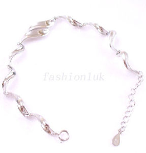 【送料無料】ブレスレット　アクセサリ—　ソリッドスターリングシルバーハートクリスマスデザインブレ..