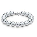 【送料無料】ブレスレット アクセサリ— ジュエリーブレスレットシルバービーズブレスレット20xjewelry bracelet silver woman beaded bracelet c6o9(4)