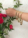 yzuXbg@ANZT?@kS[hbLuXbg`F[910 l 10 mm w18k gold plated no stone bracelet curb chain