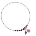 【送料無料】ブレスレット アクセサリ— トレンディチェーンペンダントガーネットtrendy women silver bean chain natural stone pendant garnet anklet(4)