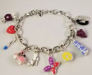 【送料無料】ブレスレット　アクセサリ—　ブライトンカラフルブレスレットbrighton colorful silver charm bracelet