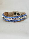 【送料無料】ブレスレット　アクセサリ—　ジューシークチュールタンブレスレットクリスタルビーズeuc juicy couture braided tan bracelet wcrystal rhinestonesamp; blue beads