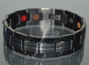 ブレスレット　アクセサリ—　スカラーエネルギーチタンパワーブレスレットアンチscalar energy quantum titanium power bracelet with magnets anti emf