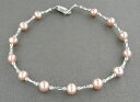 yzuXbg@ANZT?@Vo[sNp[uXbguX^[NXvvXTCYsilver amp; pink pearl anklet or bracelet in small to plus sizes with lobster clasp