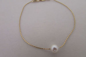 ̵ۥ֥쥹åȡ—֥쥹åȥץѡӡpretty pearl bead on goldfilled ch...